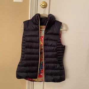 Navy Blue Lilly Pulitzer Puffer Vest